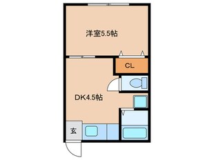 ラピス桜ノ宮の物件間取画像